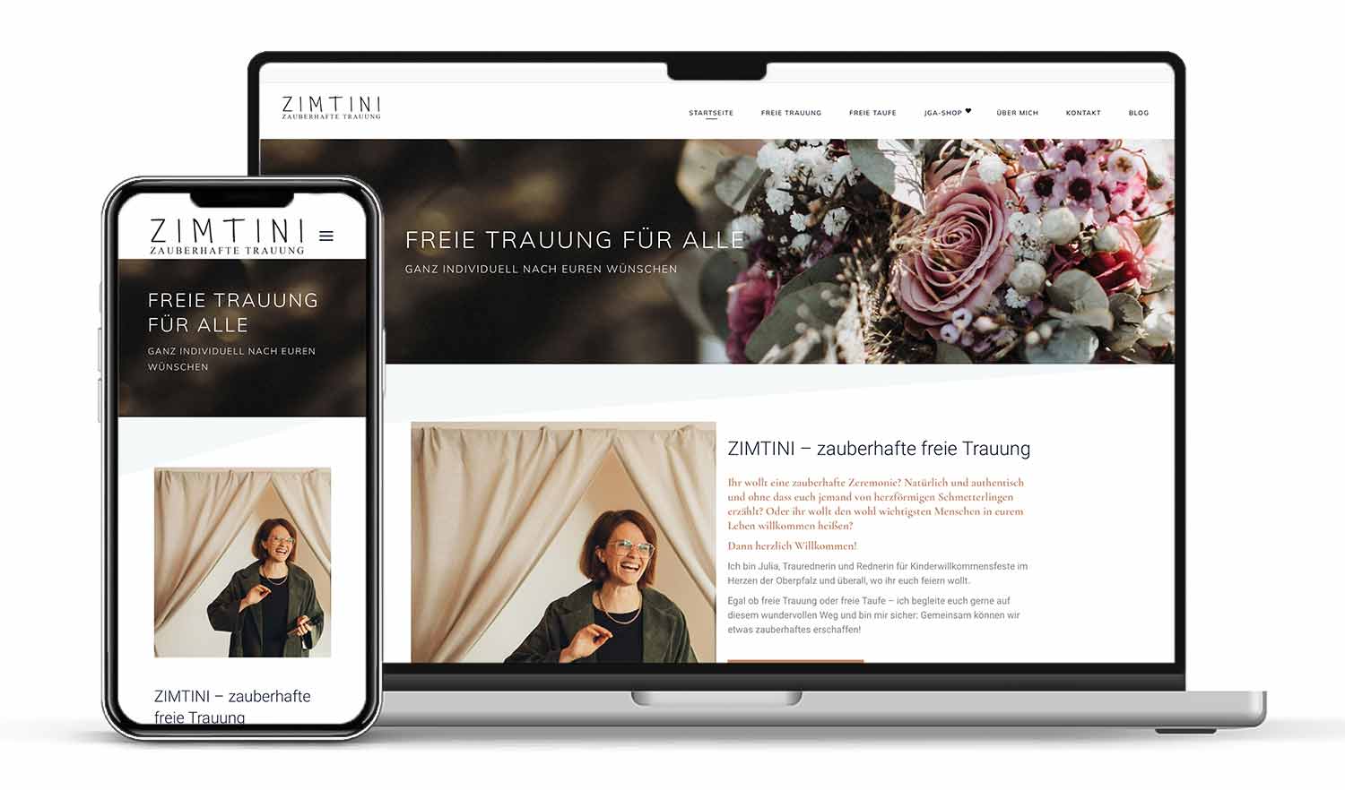 Wittstockdesign Portfolio Webdesign Zimtini